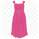 Sommerkleid Lassiges Sommerkleid Geblumtes Sommerkleid Icon