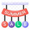 Sommerschlussverkauf Etiketten Sommerschlussverkauf Bander Sommerschlussverkauf Coupons Symbol