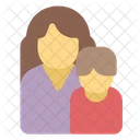 Flat Mother Mothers Day Icon
