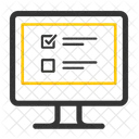 Sondage en ligne  Icône