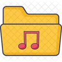 Song Folder Musiccal Folder Music Collection Icon