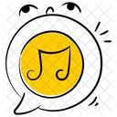 Music Song Send Music Message Icon