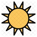 Sonnig Sonnenschein Wetter Symbol