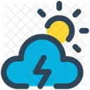 Wetter Wolke Sonne Symbol