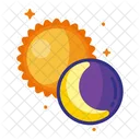 Sonne Mond Planet Symbol