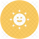 Sonne Gesicht Leuchten Icon