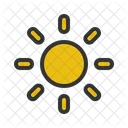 Sonnig Sonne Prognose Symbol