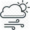 Sonne Wolken Winde Symbol