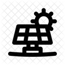 Solar Panel Strom Symbol