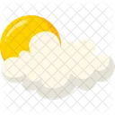 Sonne und Wolken  Symbol