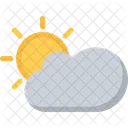 Sonne Wolke  Symbol