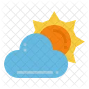 Sonne Wolke  Symbol