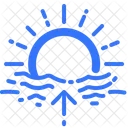 Sonnenaufgang Morgendammerung Aufstand Symbol