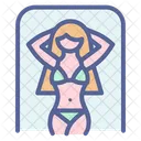 Strand Bikini Urlaub Symbol