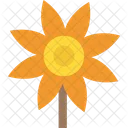 Helianthus Sonnenblume Nutzpflanzen Symbol