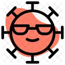 Sonnenbrille Coronavirus Emoji Coronavirus Symbol