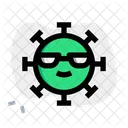 Sonnenbrille Coronavirus Emoji Coronavirus Symbol