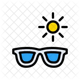 Sonnenbrille  Symbol