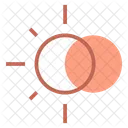 Sonnenfinsternis Prognose Mond Symbol