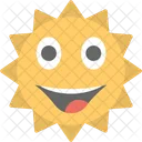 Sonnengesicht-Emoji  Symbol