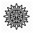 Sonnengott Sonnenmotiv Tribal Symbol