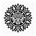 Sonnenkrieger Stammessonne Motiv Symbol