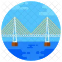 Sunshine Skyway Bridge Schragseilbrucke Fussgangerbrucke Symbol