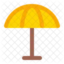 Regenschirm, Sonnenschirm, Sommer, Urlaub  Symbol