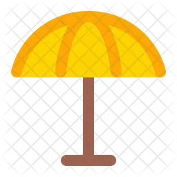 Regenschirm, Sonnenschirm, Sommer, Urlaub  Symbol