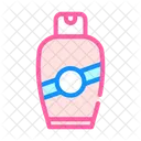 Creme Flasche Farbe Symbol