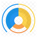 Sunburst Diagramm Sunburst Graph Sunburst Analyse Symbol