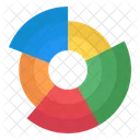 Sunburst Diagramm Sunburst Graph Sunburst Analyse Symbol