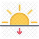 Sunset Agent Versicherung Symbol