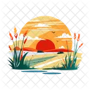 Sonnenuntergangsszene  Icon