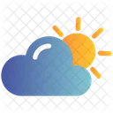 Wolke Sonne Wetter Icon