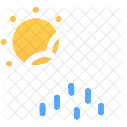 Sonnig Regen  Symbol