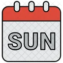 Sonntag Wochenende Tag Icon