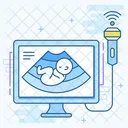 Gynecology Sonography Ultrasound Icon