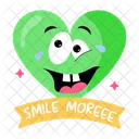 Sonrie Mas Emoji De Corazon Emoji Feliz Icono