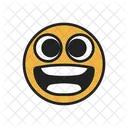 Sonriendo Emoji Feliz Icono