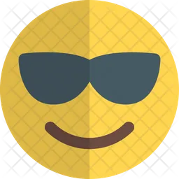 Sonriendo con gafas de sol Emoji Icono