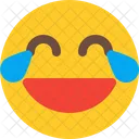 Lagrima Alegria Emoji Icono