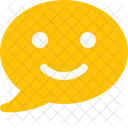 Smiley Chat Mensaje Icono