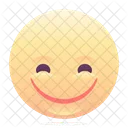 Amplia Sonrisa Emoji Icono