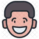 Chico Emoji Sonriente Icono