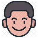 Chico Emoji Sonriente Icono