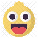 Sonrisa Feliz Emoji Icono