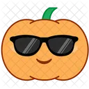 Sonrisa Gafas De Sol Calabaza Icono