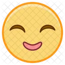 Sonrisa Cara Emoji Icono