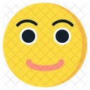 Sonrisa Feliz Emoji Icono